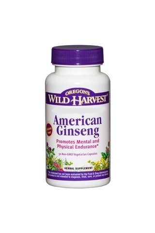 Oregon's Wild Harvest American Ginseng, 50 Count by Oregon's Wild Harvest
