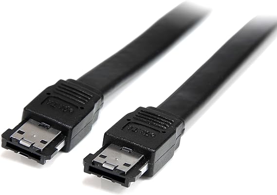 StarTech.com Cable de 1,8m eSATA Externo Blindado - Macho a Macho - Cable SATA