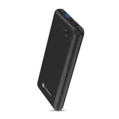 Portronics Power Brick II 10000 mAh Power Bank with LED Indicators, Fast Charging for Mobile & Other Devices(Black)