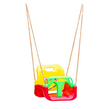 Toddler Swing Seat RESTAR 3-in-1 T-Bar Indoor and Outdoor Safe and Secure Swing Set Playing for Fun Perfect for Infants,Babies and Toddlers(Yellow/Red/Green)