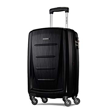 Samsonite Winfield 2 Fashion 20" Spinner (Brushed Black, 20-inch)