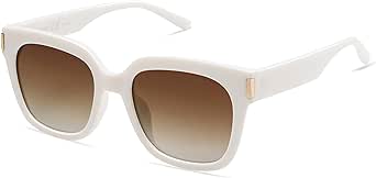 SOJOS Classic Polarized Sunglasses for Women Men Trendy Square Frame SJ2149