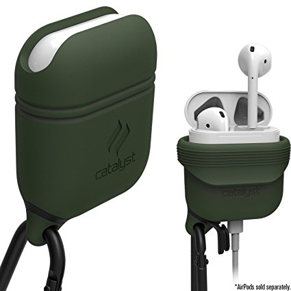 Catalyst Premium Quality Waterproof Shock Resistant Case for Apple AirPods (Army Green)