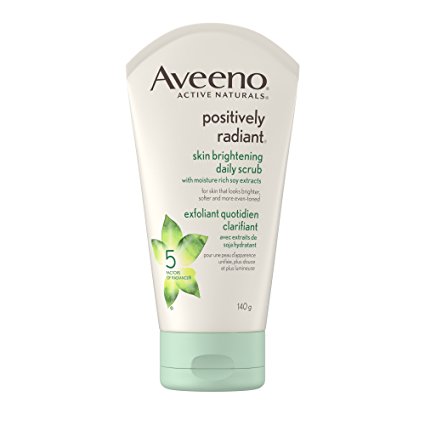 Aveeno Positively Radiant Skin Brightening Exfoliating Daily Scrub, 5 oz.