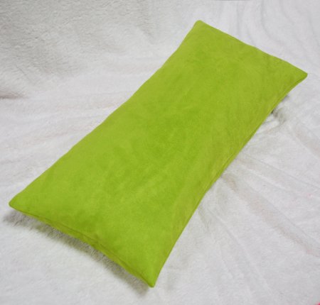 Creative Luxury Faux Suede Body Pillow Cover with Hidden Zipper 20 By 54, Lime