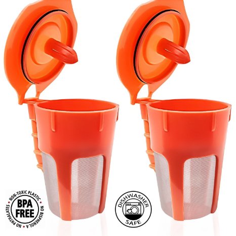 Fill N Save 2 Pack Reusable Carafe K-Cups. Reusable coffee filter for the Keurig 2.0, K200, K300, K400, K500 Series of Machines