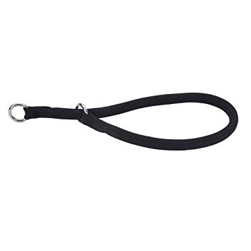 Coastal Pet Products Round Nylon Black Choke Collar for Dogs, 3/8 By 26-inch