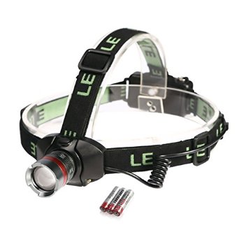 LE Dimmable Adjustable Focus CREE LED Headlamp Super Bright 3 Brightness Level Choices LED Headlamps