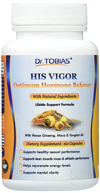 Dr. Tobias Male Enhancement and Hormone Support, 60 Count