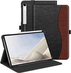 Fintie Case for Samsung Galaxy Tab S9 FE 5G 10.9 Inch/Galaxy Tab S9 11 Inch 2023, Multi-Angle Viewing Protective Cover with Pocket, Auto Sleep/Wake (Dual Color)