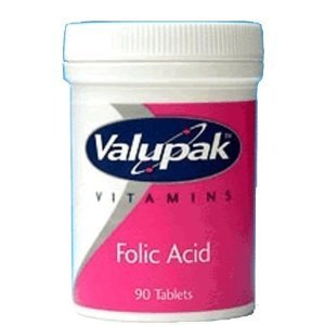 Folic Acid 400mcg Tablets 90 - 2packs by Valupak