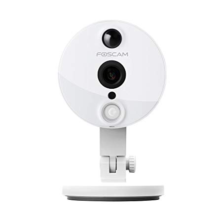 Foscam C2 HD 1080P WiFi Security IP Camera with iOS/Android App, Super Wide 120Â° Viewing Angle, Night Vision Up to 26ft, PIR Motion Detection, and More (White) (Renewed)