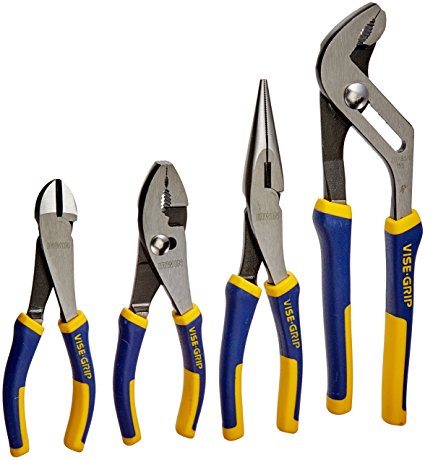 IRWIN Tools VISE-GRIP Pliers Set, 4-Piece Traditional (2078707)