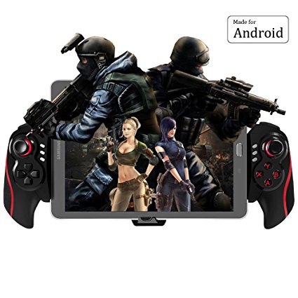 BEBONCOOL Wireless Gamepad Bluetooth Game Controller Joypad Joystick for Android Tablet Galaxy Tab S/A/4/Q/E/Tab Pro, Nexus, Pixel C, Phone Samsung Gear VR,S6 Edge, S7 Edge/Note 7/TV Box/Emulator
