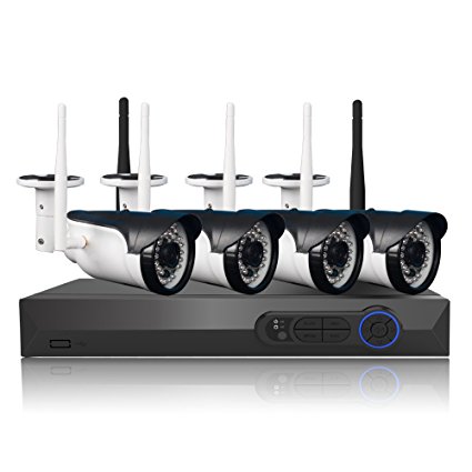 960P Wireless Wifi Video Security Network Camera System 4CH 1080P NVR 4PCS 1.3MP IP CCTV Cameras Cam recorder Home Business Office Surveillance Waterproof Outdoor Indoor Night Vision Motion Detection