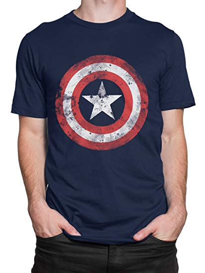 Marvel Captain America Mens' Avengers Captain America T-Shirt