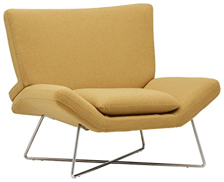 Rivet Farr Lotus Accent Chair, Canary