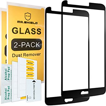 [2-PACK]-Mr Shield For LG Stylo 3 [Japan Tempered Glass] [9H Hardness] [Full Screen Glue Cover] Screen Protector with Lifetime Replacement Warranty