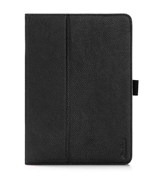 ProCase Samsung Galaxy Tab S2 9.7 Case - Stand Folio Cover Case for Galaxy Tab S2 Tablet (9.7 inch, SM-T810 T815 T813), with Hand Strap, auto Sleep/Wake (Black)