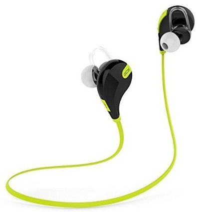 Bluetooth Headphones QY7 COULAX V41 Wireless Sport Headphones Stereo Sweatproof In-Ear Noise Cancelling Headphones with MicAPT-X for iPhone 6 6 plus 5S 4S Galaxy S6 S5 and Android Phones