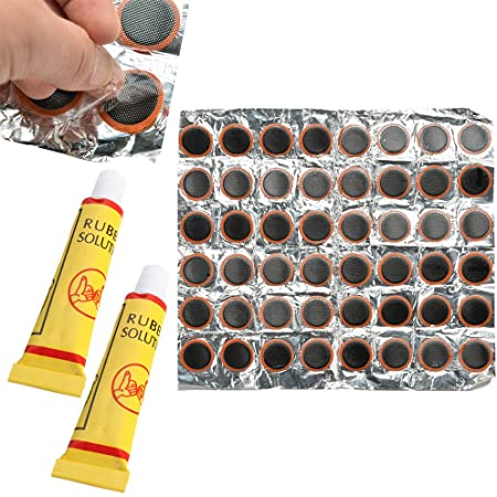 IYSHOUGONG 3 Pcs/Set Bicycle Tire Patch Not Self-adhesive Motor Bike Tyre Tire Inner Tube Puncture Rubber Patches Bicycle Tire Repair Glue