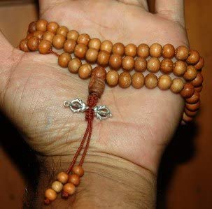 Handmade Tibetan Mala 108 Beads with Dorje Vajra Pendant for Meditation