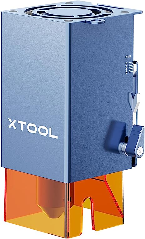 xTool D1 Pro 20W Laser Module only for xTool D1 Pro 5W/10W Laser Engraver Cutter, 120W Higher Accuracy Laser Engraving Machine for Engraving 340  Colors On Metal Steel, Better for Cutting