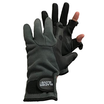 Glacier Glove Windproof Fleece Hybrid Slit Finger Glove