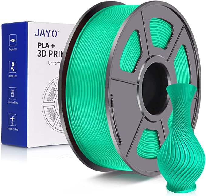 JAYO PLA  3D Printer Filament, PLA Plus Filament 1.75mm Dimensional Accuracy  /- 0.02mm, 1KG Spool Printing Material fit for FDM 3D Printers, PLA  Grass Green