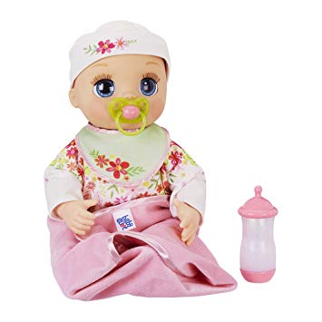 Baby Alive Real As Can Be Baby: Realistic Blonde Baby Doll, 80  Lifelike Expressions, Movements & Real Baby Sounds, With Doll Accessories, Toy for Girls and Boys 3 and Up