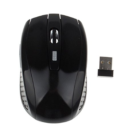 Doinshop Portable 2.4G Wireless Optical Mouse Mice For Computer PC Laptop Gamer