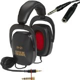 Direct Sound EX-29 Dynamic Closed Headphones Black w10 Headphone Extension Cable