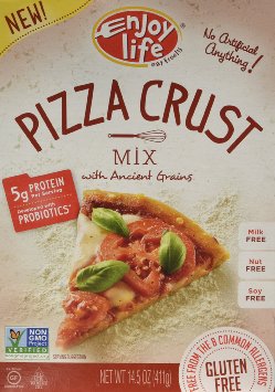 Enjoy Life Gluten Free Pizza Crust Mix with Ancient Grains, Gluten, Dairy, Nut & Soy Free and Vegan, 14.5 Ounce