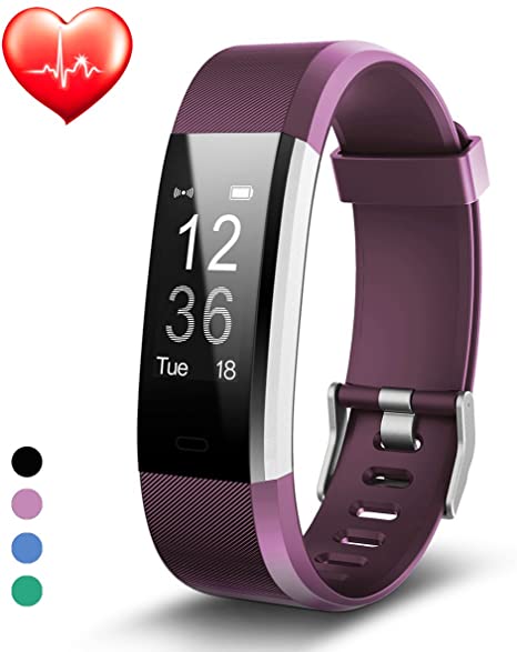 TongBao Fitness Watch, Fitness Tracker Plus, Activity Tracker Smart Band with Sleep Monitor, Step Counter Watch, Waterproof Smart Wristband, Pedometer Watch for Kids Women and Men