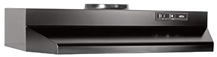 Broan 423623 ADA Capable Under-Cabinet Range Hood, 190 CFM 36-Inch, Black