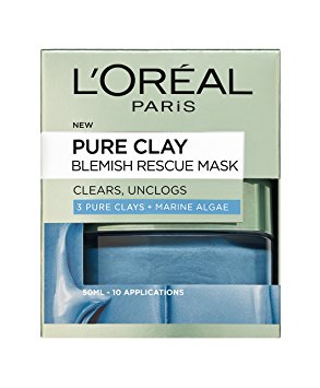 L'Oreal Paris Skin Expert Pure Clay Blemish Rescue Face Mask, 50 ml