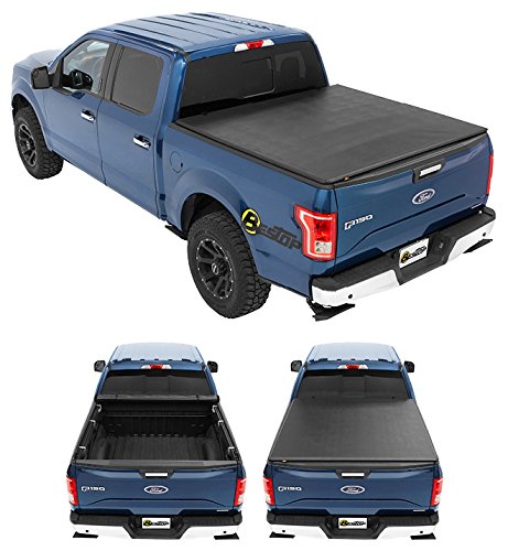 Bestop 19110-01 EZ-Roll Tonneau Cover for 1997-2003 Ford F-150 & 2004 F-150 Heritage & 1997-2000 Ford F-250 Light-duty, 6.5' bed
