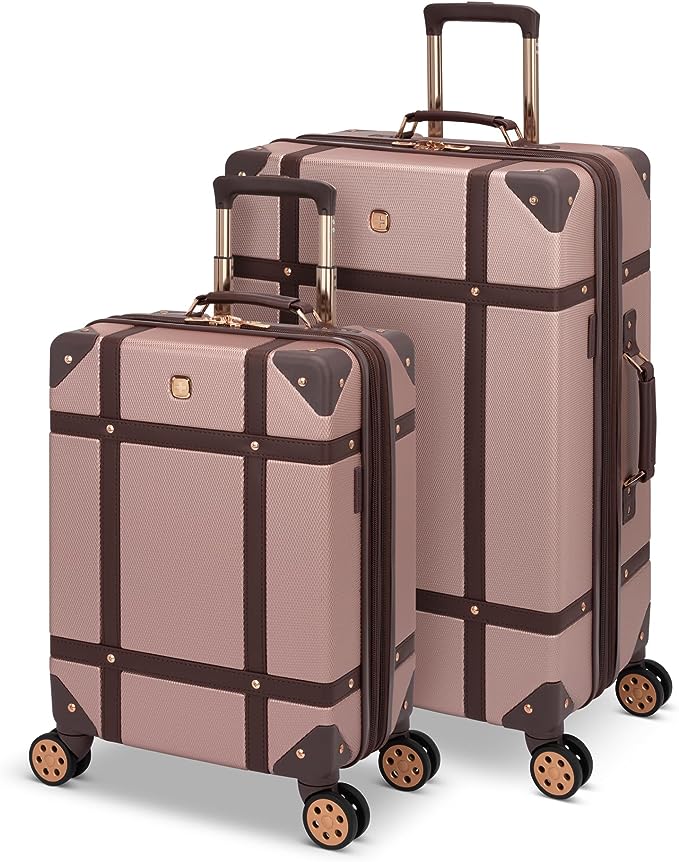 SwissGear Unisex hardside Expandable Luggage with Spinner Wheels Luggage- Trunk