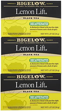 Bigelow Decaf Lemon Lift Tea Bags - 20 ct - 3 pk