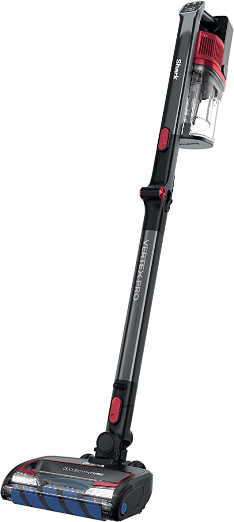 Shark IZ662H Cordless Vacuum Vertex Pro Lightweight with DuoClean PowerFins, Red