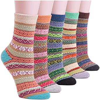 ForeverYoung Women's Sock 5 pack - Cotton Breathable All Seasons