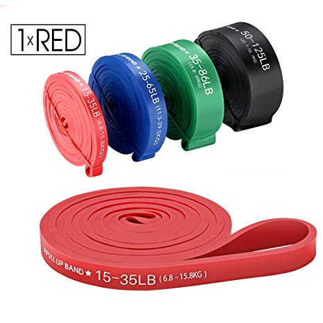 TOPELEK Resistance Bands, Fitness Exercise Bands | Assisted Pull Up Stretch Bands for Men Women, Gym Bands Set for Powerlifting - Yoga - Pilates- Strength Weight - Training- Cross Fit