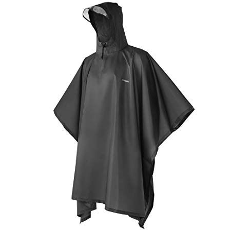 Andake Reusable Rain Poncho for Women Men Hooded and Portable,Multifunctional Super Waterproof and Durable Raincoat for Hiking,Camping,Fishing,Cycling and More