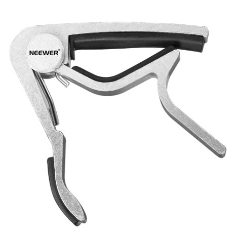 Neewer Silver Tune Quick Change Single-handed Guitar Capo