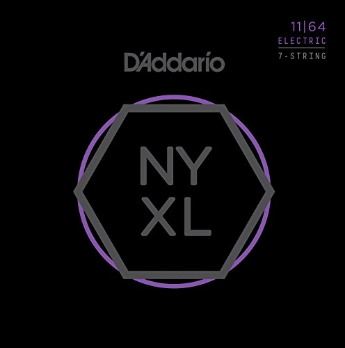 D'Addario NYXL1164 Nickel Wound Strings for 7-String Electric Guitar