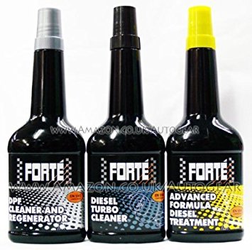 Forte Diesel Fuel System Treatment & DPF Cleaner & Turbo Cleaner Package