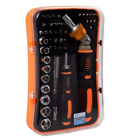 Drive Socket Set,Sourcingbay JM-6102 43 in 1 Professional Hardware Screwdrivers all-in-one Tool Kits
