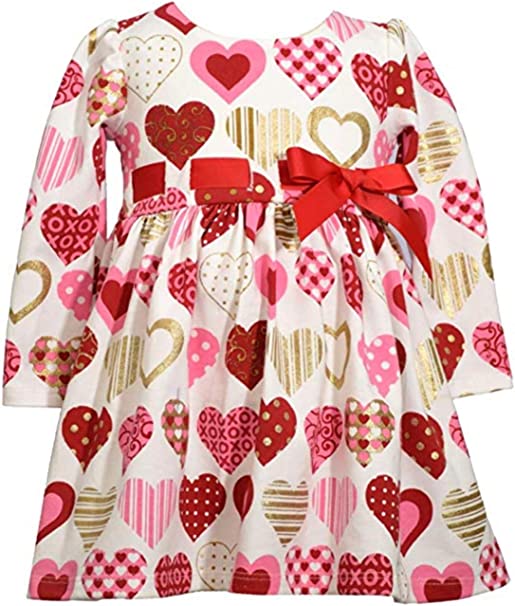 Bonnie Jean Girl’s Valentine's Day Outfit for Baby Toddler and Little Girls