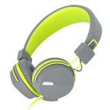 Headphones Darkiron Kanen Series Headset with In-line Microphone Extremely Portable Foldable and Adjustable for Smart Phonesipadipodmp3mp4green