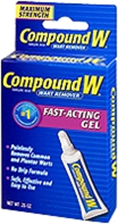 Compound W - Wart Remover - 17% Strength - Gel 0.25 oz.